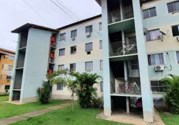 Apartamento com 2 quartos à venda na estrada dos palmares, 3735, santa cruz, rio de janeiro, 42 m2 por r$ 65.000