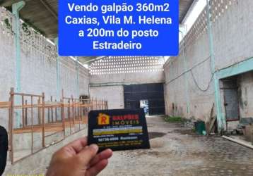 Barracão / galpão / depósito com 2 salas à venda na rua parapeuna, vila maria helena, duque de caxias por r$ 360.000