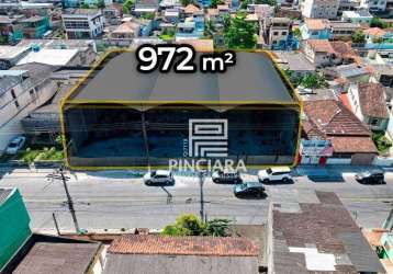 Galpão, 972 m² - venda por r$ 5.800.000,00 ou aluguel por r$ 28.000,00/mês - mutuá - são gonçalo/rj