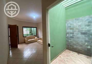 Casa com 3 dormitórios, 144 m² - venda por r$ 350.000,00 ou aluguel por r$ 2.000,00/mês - residencial grande horizonte - barretos/sp