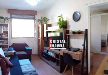 Apartamento  1 dormitório semi mobiliado  para aluguel,  - selecione - bairro, porto alegre - s3218