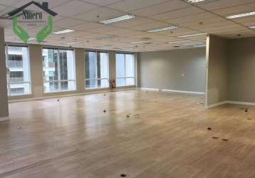 Andar corporativo para alugar, 226 m² por r$ 29.515,00/mês - vila olímpia - são paulo/sp