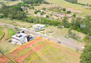 Condomínio fazenda dona carolina - itatiba - sp. terreno aclive com 1.275,22m², linda vista panorâmica das montanhas