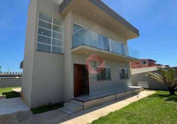 Casa com 4 quartos  à venda, 120 m² por r$ 650.000 - jardim interlagos (ponta negra) - maricá/rj