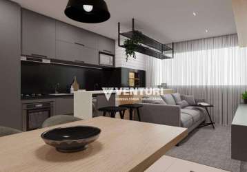 Apartamento com 2 dormitórios à venda, 54 m² por r$ 350.000,00 - água verde - blumenau/sc