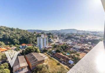 Apartamento com 2 dormitórios para alugar, 72 m² por r$ 2.612,24/mês - velha - blumenau/sc