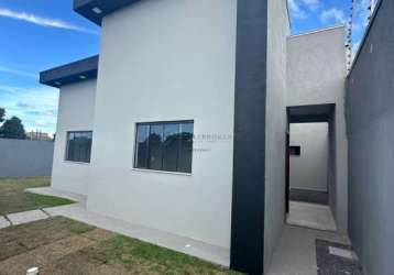 Casa com 2 quartos à venda na rua projetada 1, 1, residencial moriá, sinop por r$ 420.000