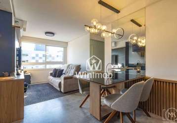 Apartamento com 2 dormitórios à venda, 56 m² por r$ 599.000,00 - jardim lindóia - porto alegre/rs