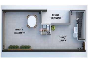 Cobertura com 3 quartos à venda na rua amambaí, vila cecília maria, santo andré, 100 m2 por r$ 480.000