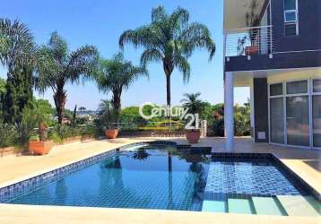 Casa com 6 dormitórios, 950 m² - venda por r$ 6.900.000,00 ou aluguel por r$ 26.700,00/mês - colinas do mosteiro de itaici - indaiatuba/sp