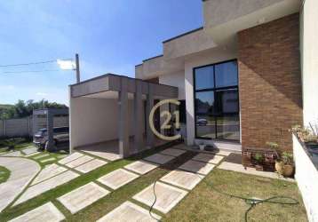 Casa com 3 dormitórios à venda, 111 m² por r$ 855.000,00 - condomínio vila paraty - indaiatuba/sp