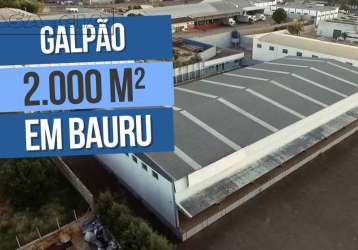 Galpão com 2.000 m² de construção no distrito industrial i