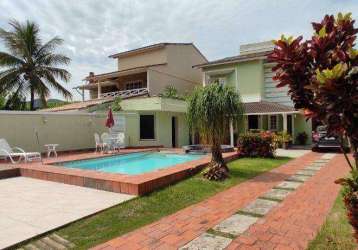 Casa com 4 dormitórios à venda, 300 m² por r$ 1.800.000,00 - itaipu - niterói/rj