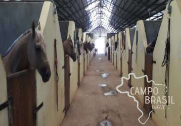 Haras de alto padrão com casa sede e três alojamentos!