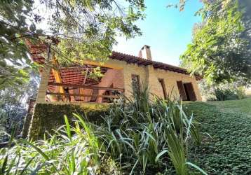 Co00386 - casa estilo rustico em condomínio fechado restinga verde, são roque - sp.