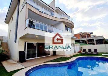 Casa com 4 dormitórios, 413 m² - venda por r$ 3.500.000,00 ou aluguel por r$ 17.000,00/mês - alphaville granja viana - carapicuíba/sp