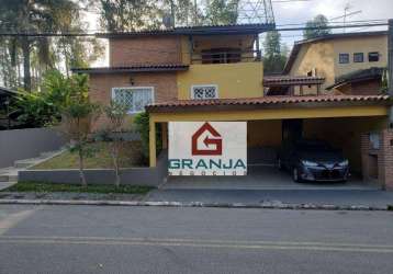 Casa com 3 dormitórios à venda, 320 m² por r$ 1.100.000,00 - granja viana - jandira/sp