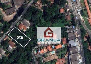 Terreno à venda, 2334 m² por r$ 945.500,00 - granja viana - cotia/sp