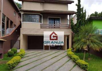 Casa com 4 dormitórios à venda, 11 m² por r$ 1.200.000,00 - granja viana - jandira/sp