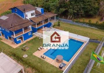 Casa com 5 dormitórios à venda, 523 m² por r$ 2.500.000,00 - cotia - cotia/sp