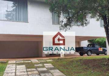 Casa, 430 m² - venda por r$ 2.000.000,00 ou aluguel por r$ 9.300,00/mês - granja viana - cotia/sp