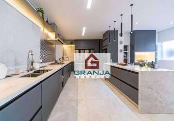 Casa com 4 dormitórios à venda, 493 m² por r$ 3.080.000,00 - granja viana – são paulo ii - cotia/sp