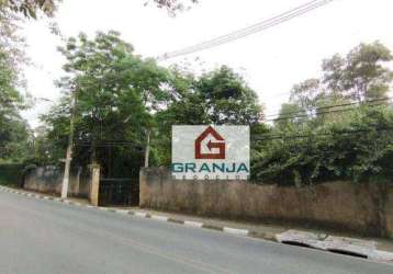 Terreno, 2532 m² - venda por r$ 2.490.000,00 ou aluguel por r$ 15.700,00/mês - granja viana - cotia/sp