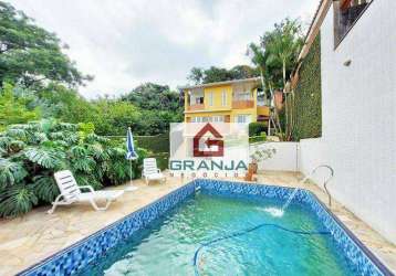 Casa com 4 suítes e piscina à venda, 212 m² por r$ 1.156.000 - pinus park/granja viana - cotia/sp