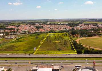 Terreno a venda em campinas / sp com 60.000m² - 128m de frente para a rodovia anhanguera. localização nobre ao lado do jockey club.