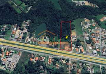 Terreno comercial à venda na rodovia br-277 curitiba ponta grossa, km 121, rondinha, campo largo por r$ 3.200.000