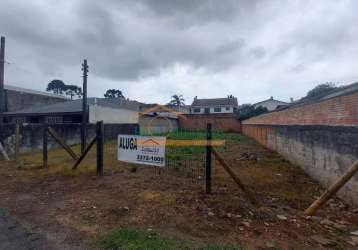 Terreno comercial para alugar na rua antônio escorsin, 3320, são braz, curitiba, 423 m2 por r$ 1.300