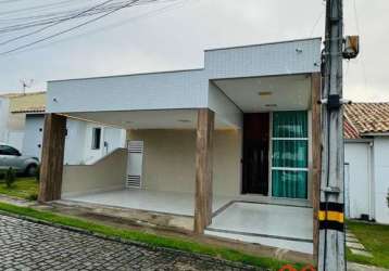 Casa em condomínio à venda em feira de santana-ba, bairro sim: 2 quartos, 1 suíte, 1 sala, 2 banheiros, 2 vagas de garagem, 144m².