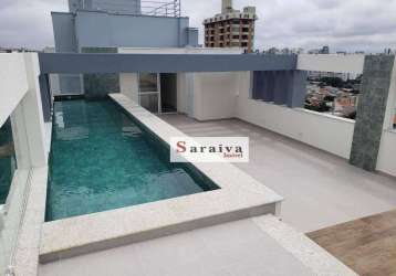 Apartamento com 2 dormitórios à venda, 53 m² por r$ 371.000,00 - parque das nações - santo andré/sp