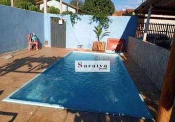 Casa com 4 dormitórios à venda, 100 m² por r$ 279.000,00 - mar azul - itapuí/sp