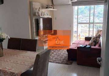 Apartamento com 2 dormitórios à venda, 58 m² por r$ 370.000,00 - barreto - niterói/rj