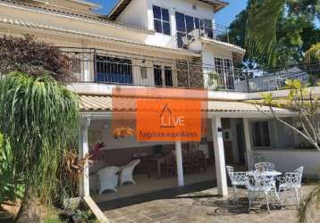 Casa com 4 dormitórios à venda, 550 m² por r$ 1.700.000,00 - maria paula - niterói/rj