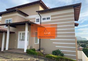 Live vende - casa com 3 dormitórios à venda, 378 m² por r$ 1.290.000 - serra grande - niterói/rj