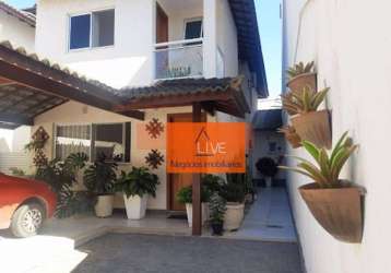 Live vende - casa com 4 dormitórios à venda, 175 m² por r$ 950.000 - maravista - niterói/rj