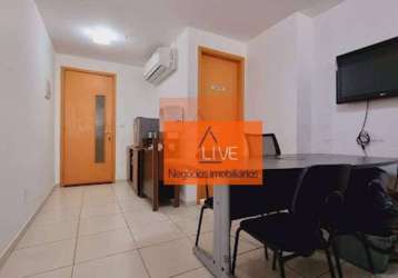 Live vende - sala à venda, 28 m² por r$ 210.000 - santa rosa - niterói/rj