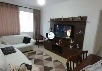 Apartamento à venda, 2 quartos, 1 vaga, vila mathias - santos/sp