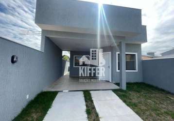 Casa com 3 dormitórios à venda, 120 m² por r$ 480.000,00 - itaipuaçu - maricá/rj