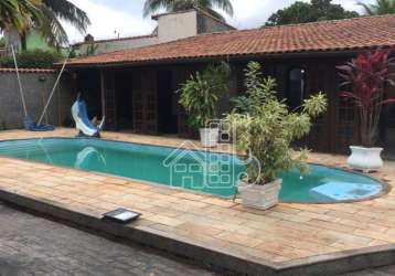 Casa com 4 quartos à venda, 240 m² por r$ 580.000 - barroco (itaipuaçu) - maricá/rj