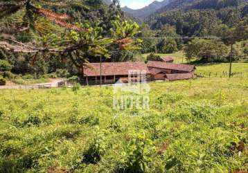 Fazenda com 3 dormitórios à venda, 11000000 m² por r$ 23.200.000,00 - albuquerque - teresópolis/rj