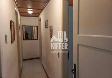 Apartamento com 3 dormitórios à venda, 90 m² por r$ 450.000,00 - santa rosa - niterói/rj