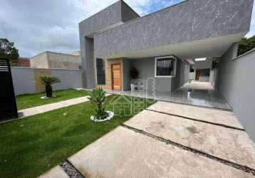 Casa com 3 dormitórios à venda, 150 m² por r$ 700.000,01 - jardim atlântico leste (itaipuaçu) - maricá/rj