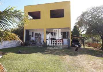 Casa com 2 quartos à venda, 220 m² por r$ 360.000 - bambuí - maricá/rj