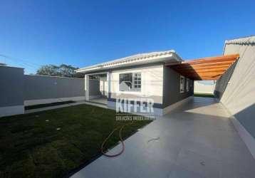 Casa com 3 suites à venda, 120 m² por r$ 680.000 - itaipuaçu - maricá/rj