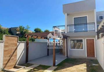 Casa com 3 quartos à venda, 100 m² por r$ 650.000 - cordeirinho - maricá/rj