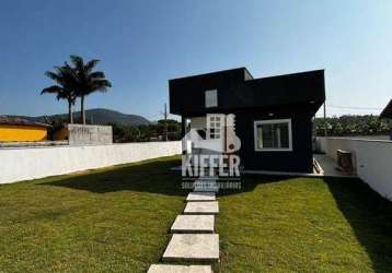 Casa com 2 dormitórios à venda, 72 m² por r$ 420.000,00 - chácaras de inoã (inoã) - maricá/rj