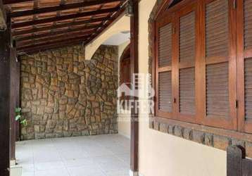 Casa com 3 quartos à venda, 215 m² por r$ 450.000 - rio várzea - itaboraí/rj